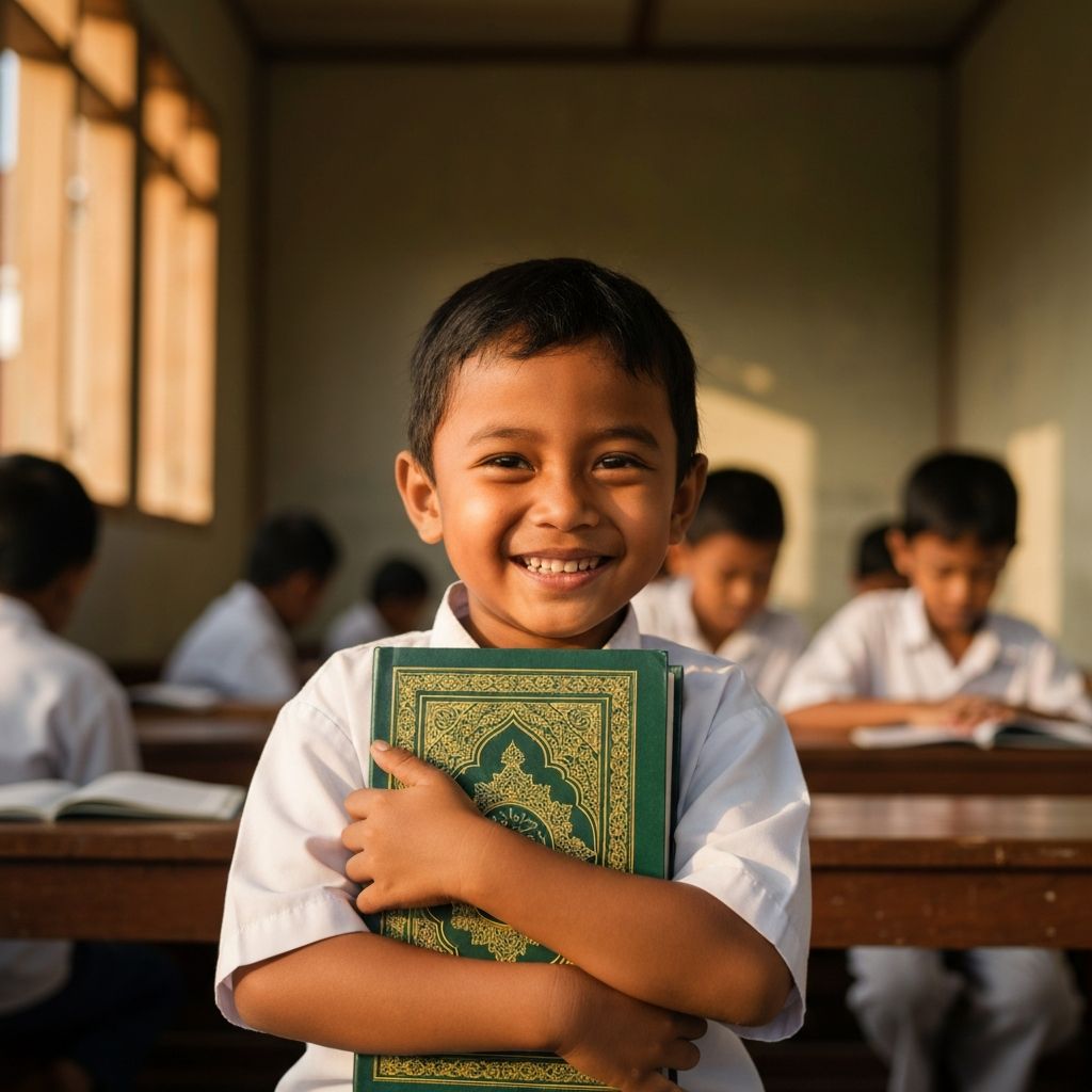 Senyum Kebahagiaan Dhuafa
